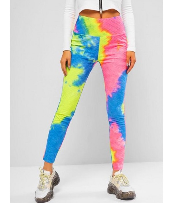 Tie Dye Gym Fitted Leggings Tie Dye Gym Fitted Leggings