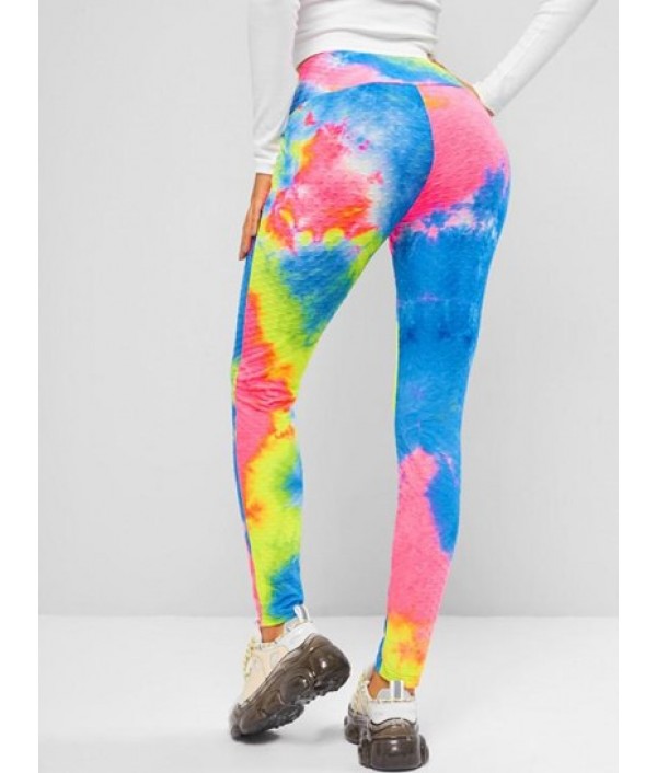 Tie Dye Gym Fitted Leggings Tie Dye Gym Fitted Leggings