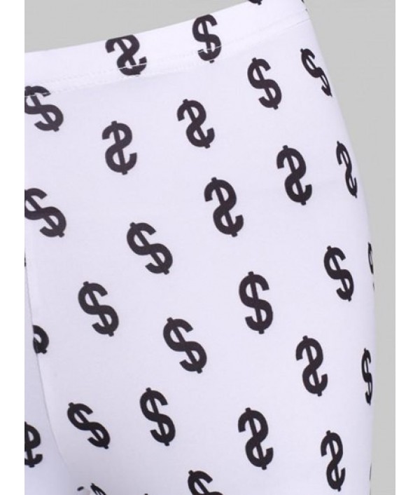 Money Print Full Foot Leggings Money Print Full Foot Leggings