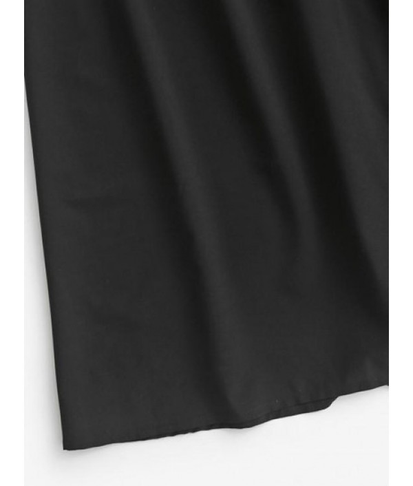 Solid Ruched Tie Waist Wide Leg Jumpsuit Solid Ruched Tie Waist Wide Leg Jumpsuit