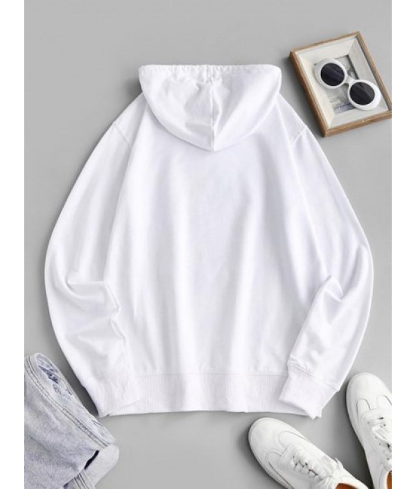 Cotton LOS ANGELES Graphic Pocket Hoodie