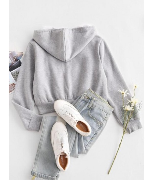 Fleece Lined Zip Up Hoodie