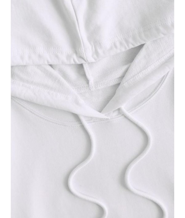 Cotton Flower Graphic Kangaroo Pocket Hoodie Cotton Flower Graphic Kangaroo Pocket Hoodie