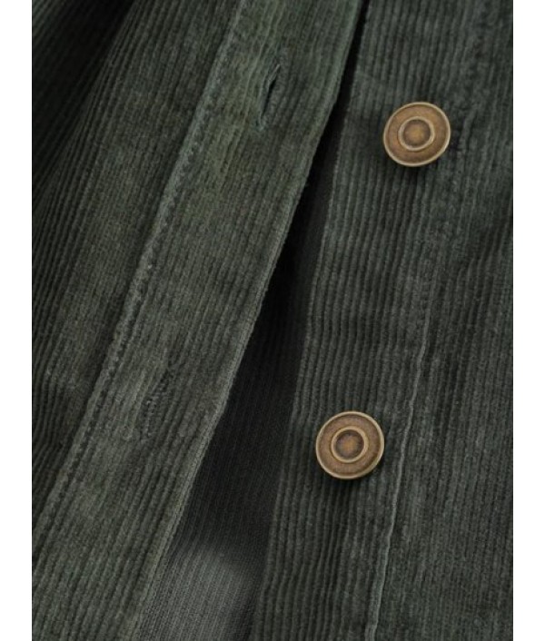 Ethnic Aztec Printed Corduroy Shacket Ethnic Aztec Printed Corduroy Shacket